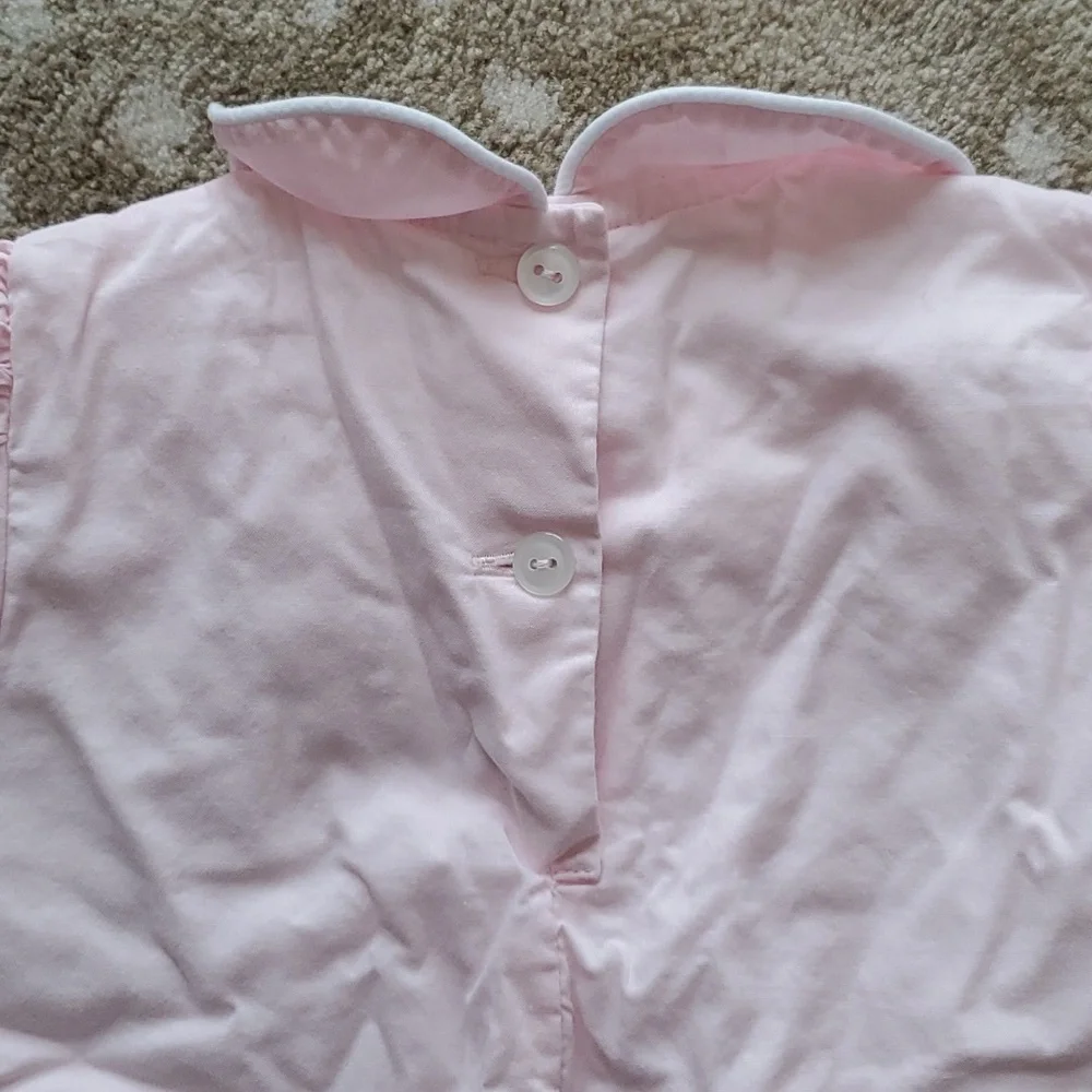 Little English - Light Pink Dress w/ Balloon Stitching | 18M - Picture 4 of 7